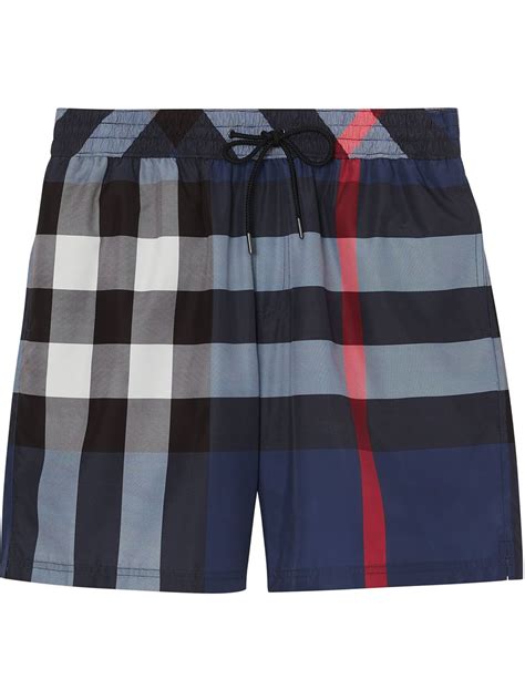 burberry zwembroek|Burberry Check Drawstring Swim Shorts .